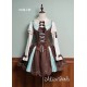 Alice Girl Bear Chocolate Short and Long Skirt and JSK(2nd Pre-Order/2 Colours/Full Payment Without Shipping)